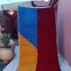 Handmade traditional pure wool carpet for the hallway, size 75x300 cm.