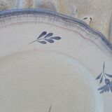 6 flat plates faience of Niderviller