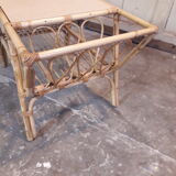 Rattan coffee table