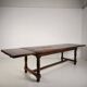 Large French Oak Monastery Table 320/220 cm, early 20th Century