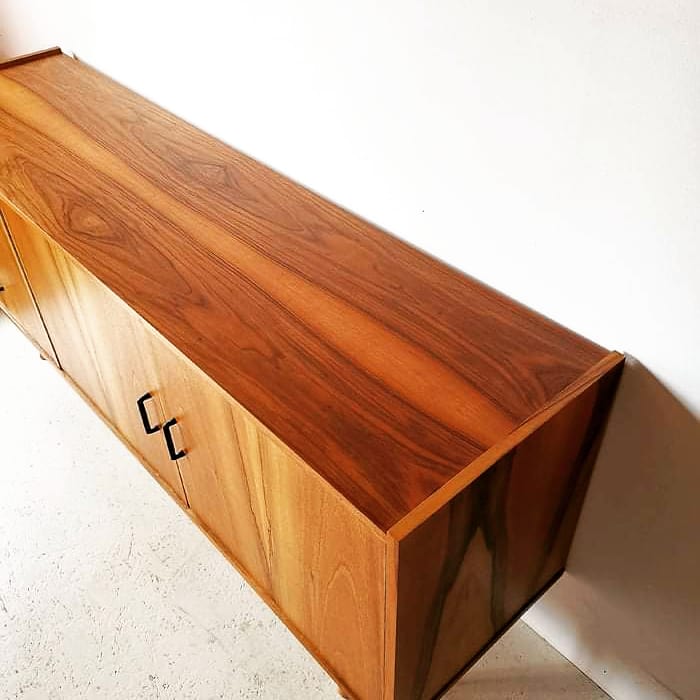 Grabowski design in Light Walnut, Polish Mid-Century 1970s