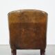 Stylish armchair with a unique design and beautiful finish, made of leather