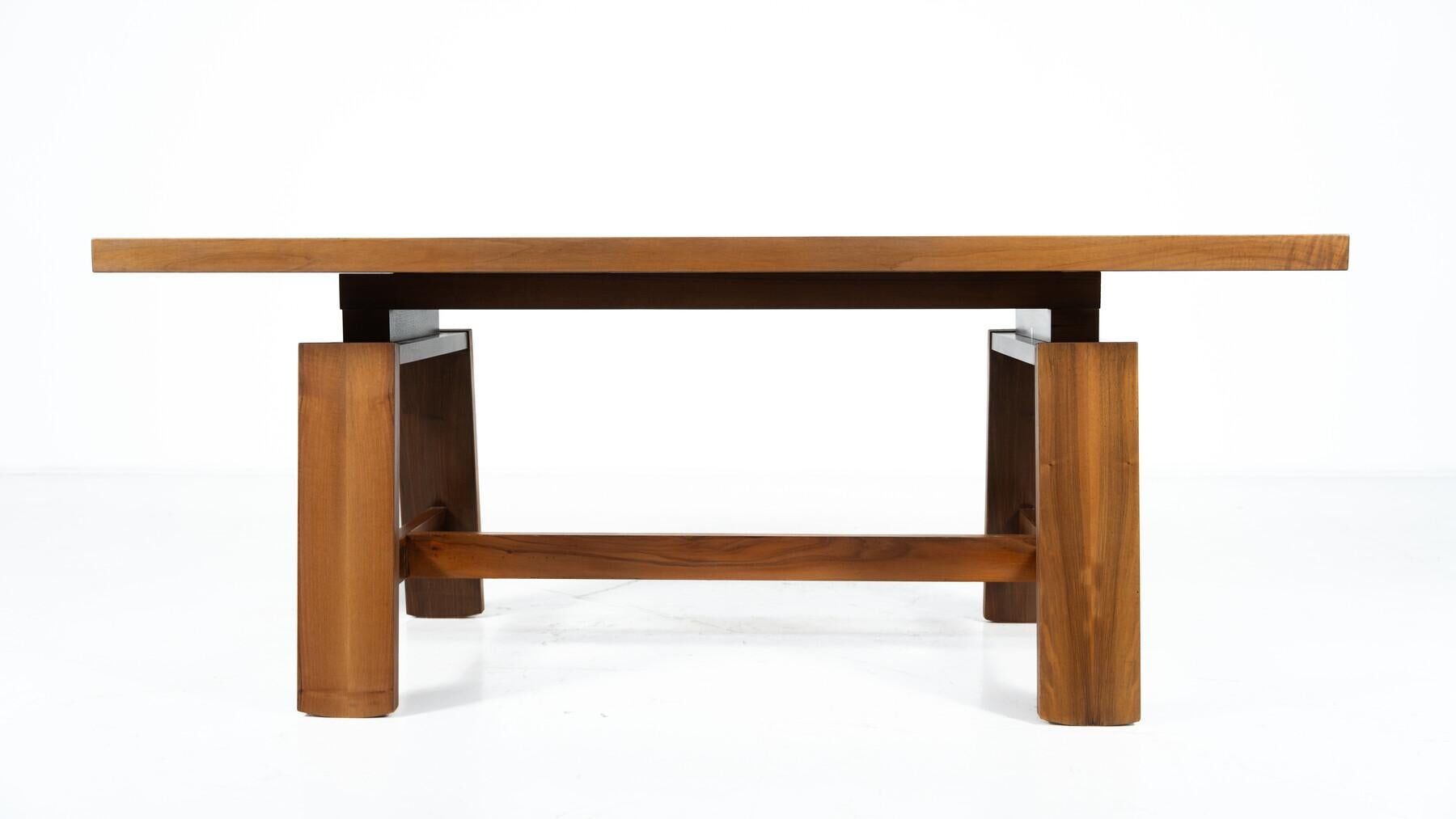 Mid-century modern dining table 611 by Silvio Coppola for Bernini, 1966