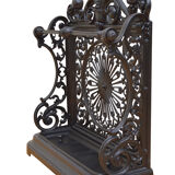 Pair of victorian cast iron hall stands