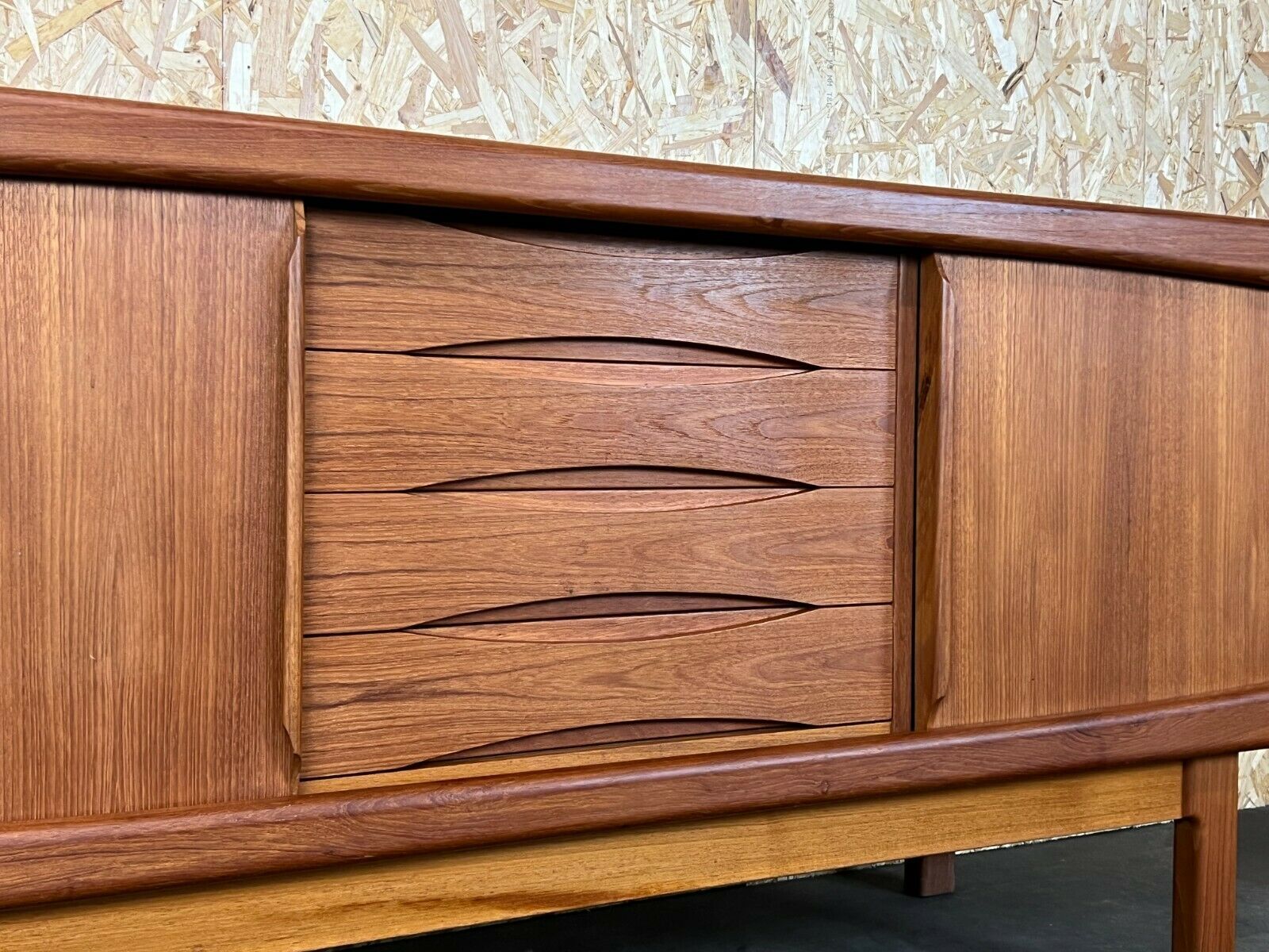 Teak sideboard Credenza HP Hansen Danish design Denmark 60s 70s
