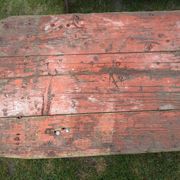 Table + 2 brewery benches - former brewery l.f. haag ingwiller - prey