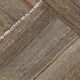 Brown & beige turkish vintage rug
