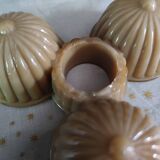 Serviteur de table sur pivot opaline de foire caramel