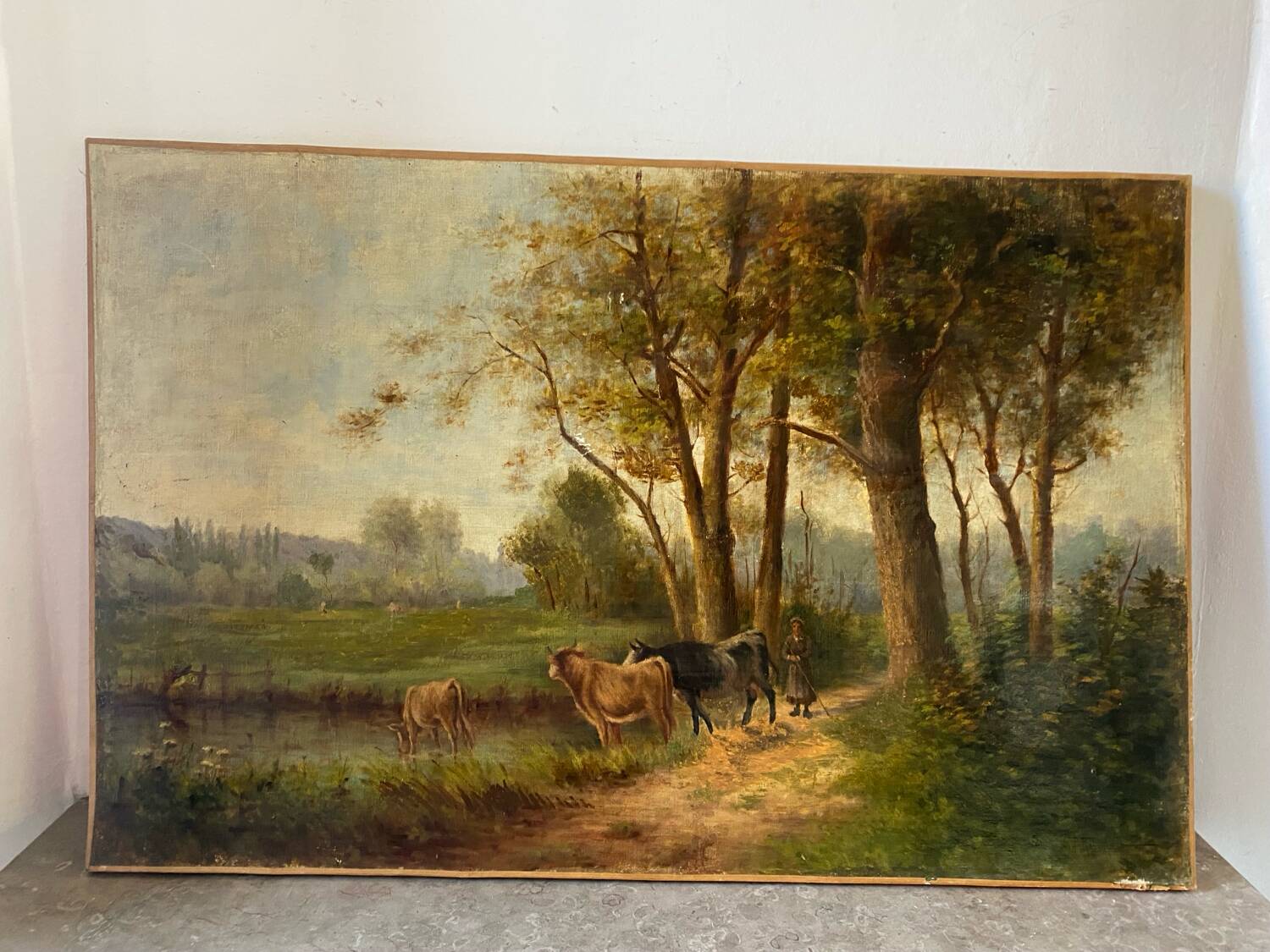 Countryside landscape by Brouaux