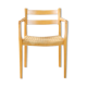 Oak Niels Møller model 67 papercord dining chair