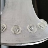 Large contemporary aluminium hanging lamp