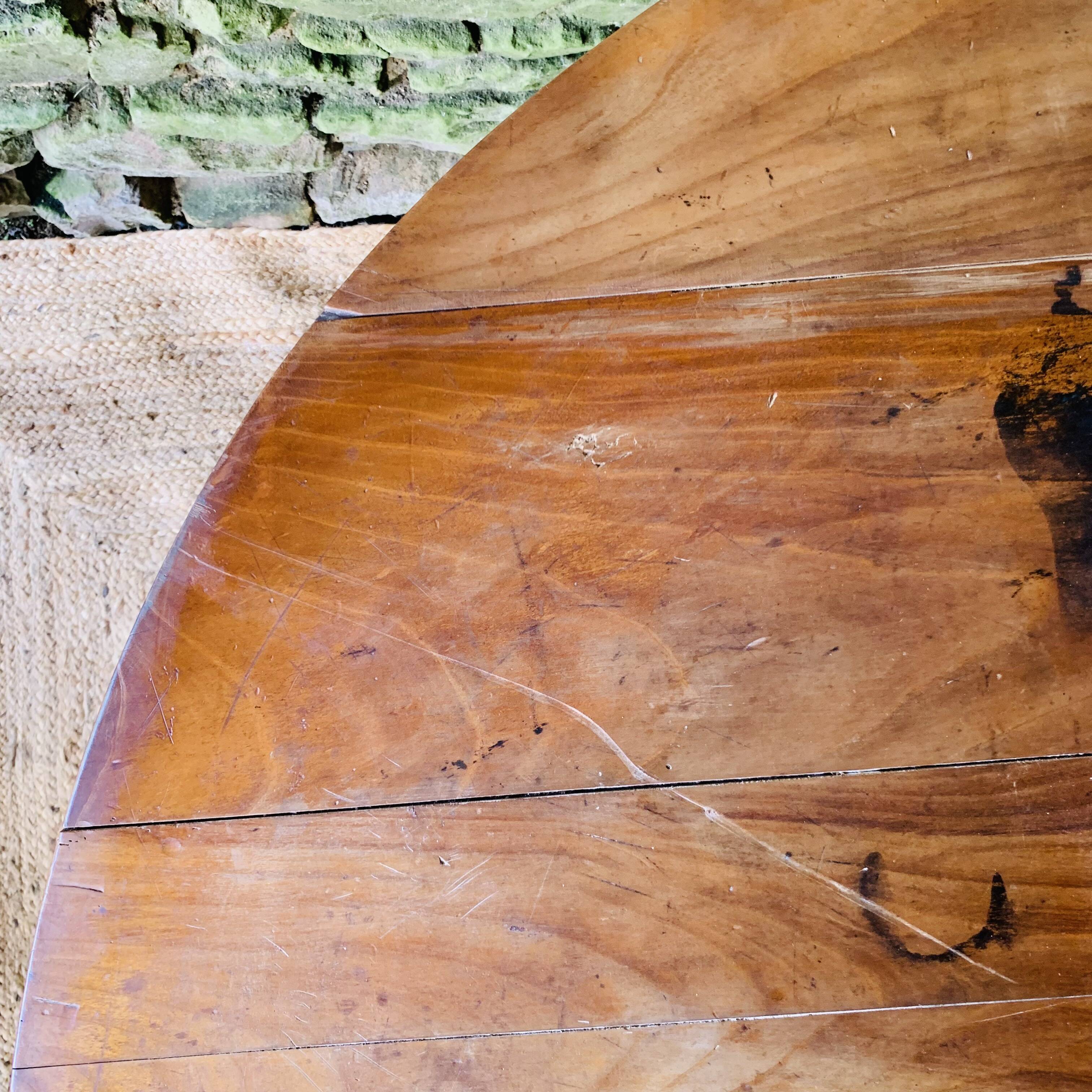 Oval farmhouse table 149cm