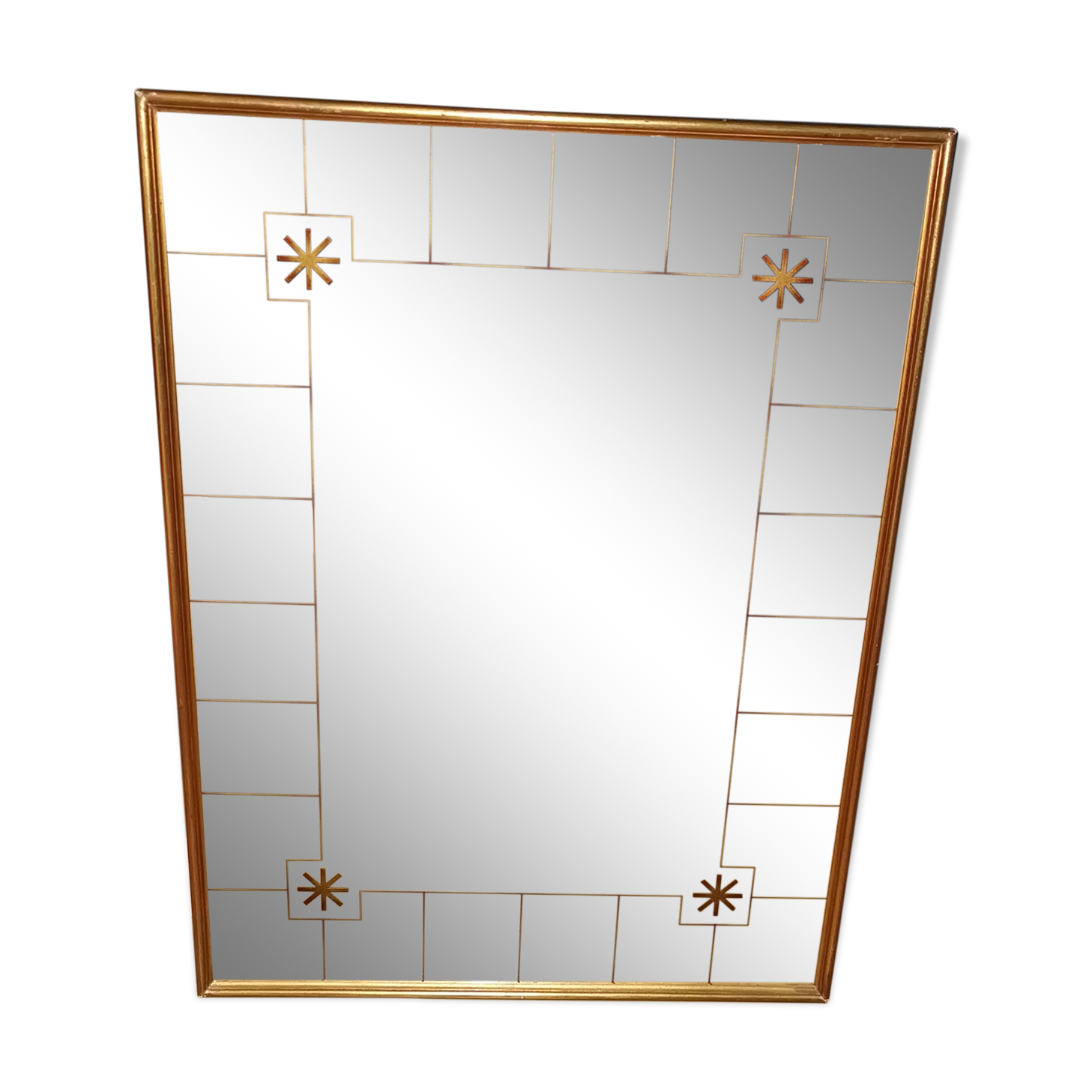 Miroir dans le goût de Royère - Églomisé glass- 1940