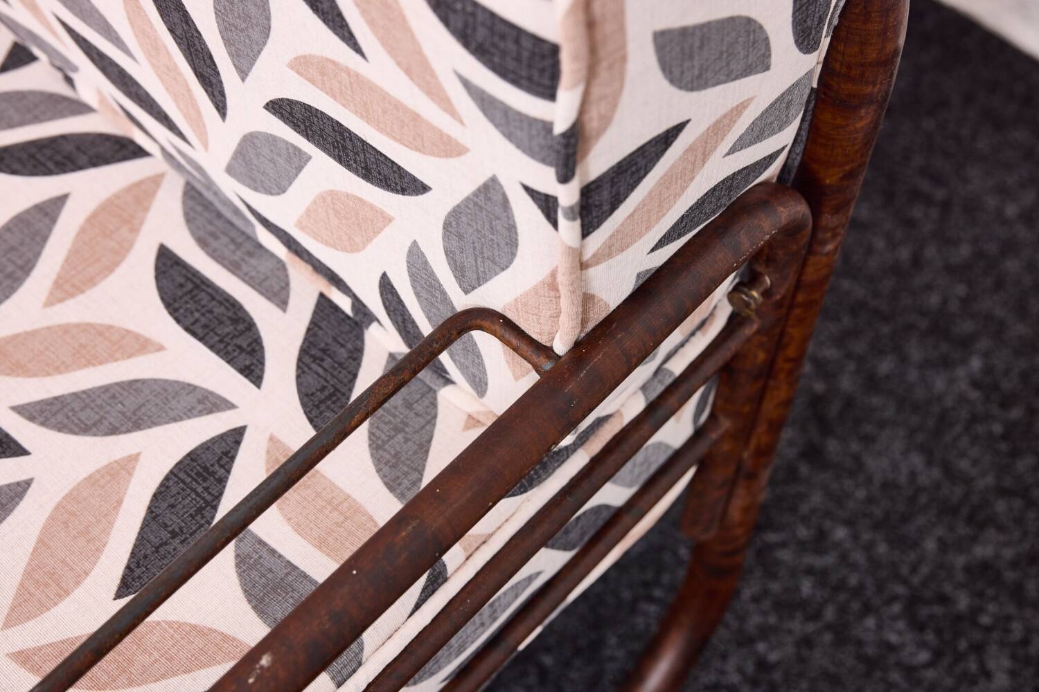 Canapé Bauhaus en acier tubulaire peint à la main par Franz Singer, années 1920 - Metz & Co