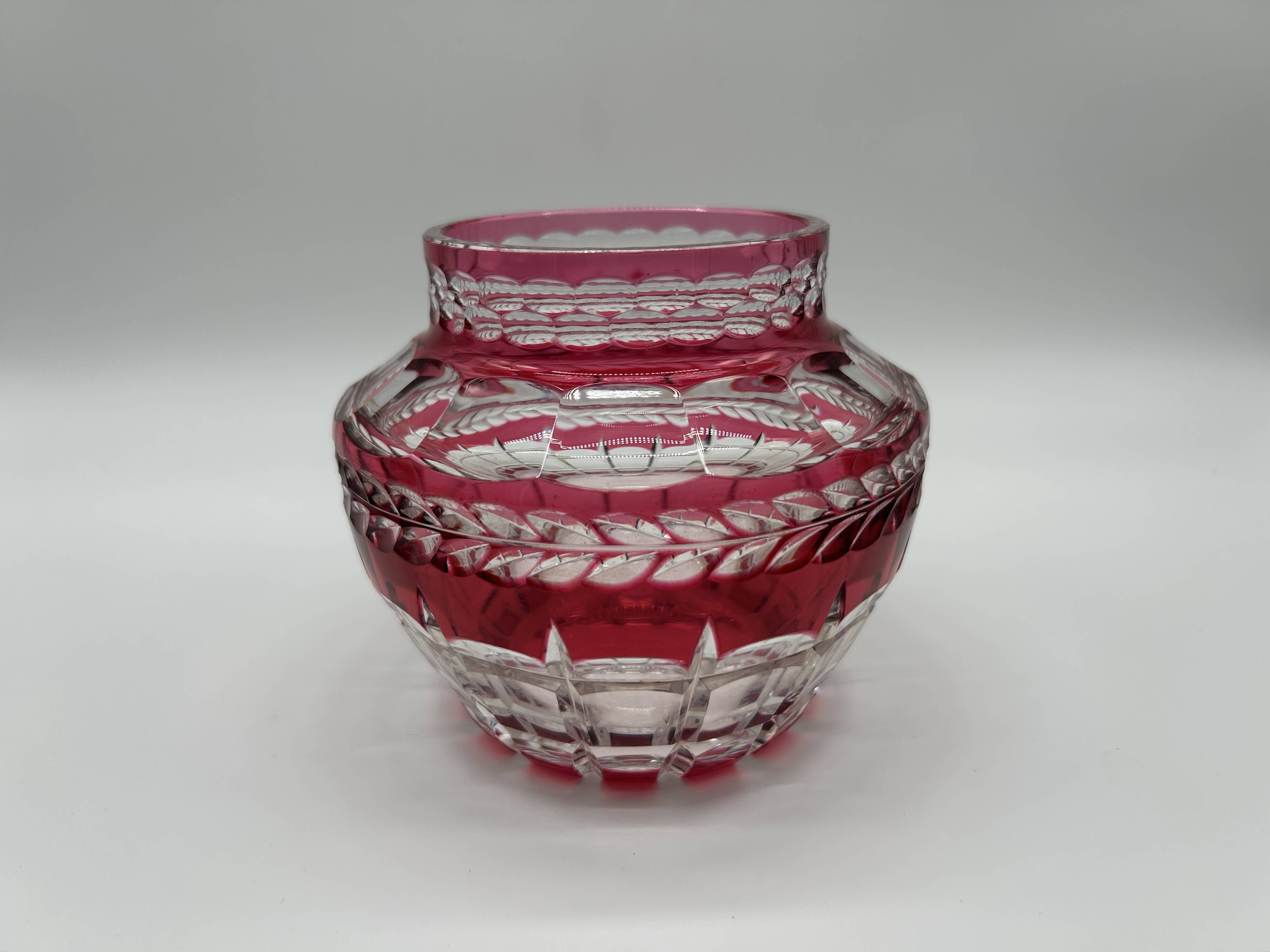 Crystal flower holder from VSL by Joseph SIMON