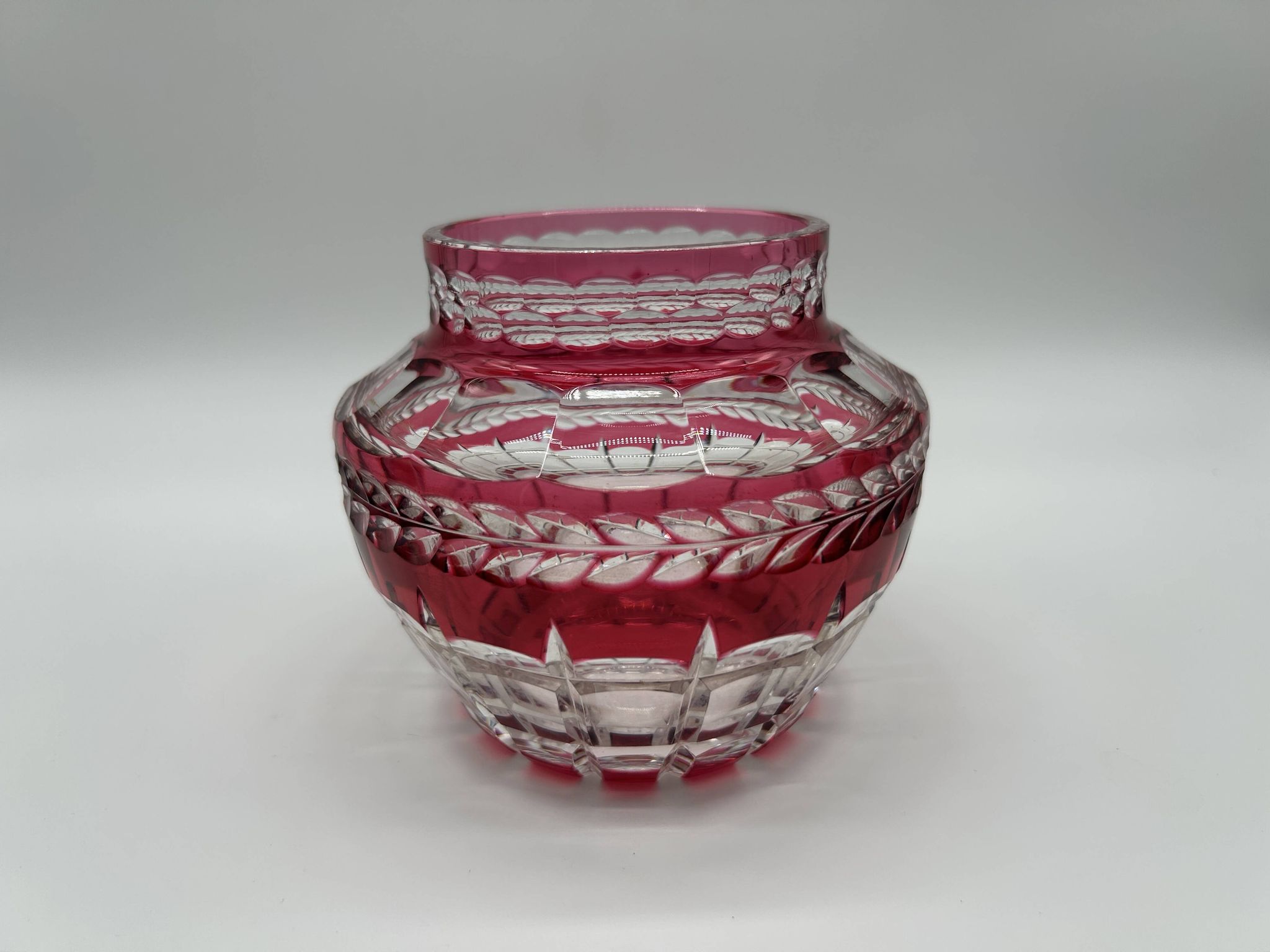 Pique-fleurs en cristal du VSL par Joseph SIMON