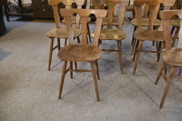 Chaise bistrot type Baumann 1960