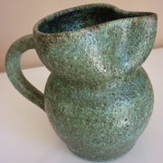 Zoomorphic pitcher in fat lava ceramic, signed Accolay, 1960s/1970s