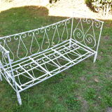 Wrought iron bed