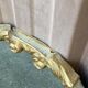 Baroque gold leaf mirror in Louis XV style 62x38cm