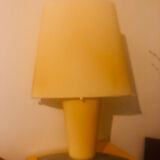 Daniel Puppa lamp model in sandblasted yellow opaline glass 2850