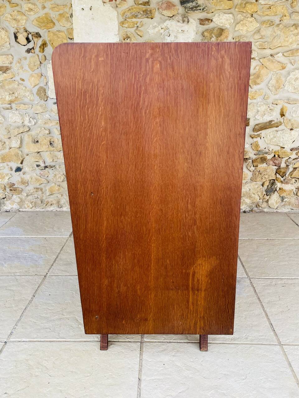 Oak storage unit, splayed legs circa 1950s