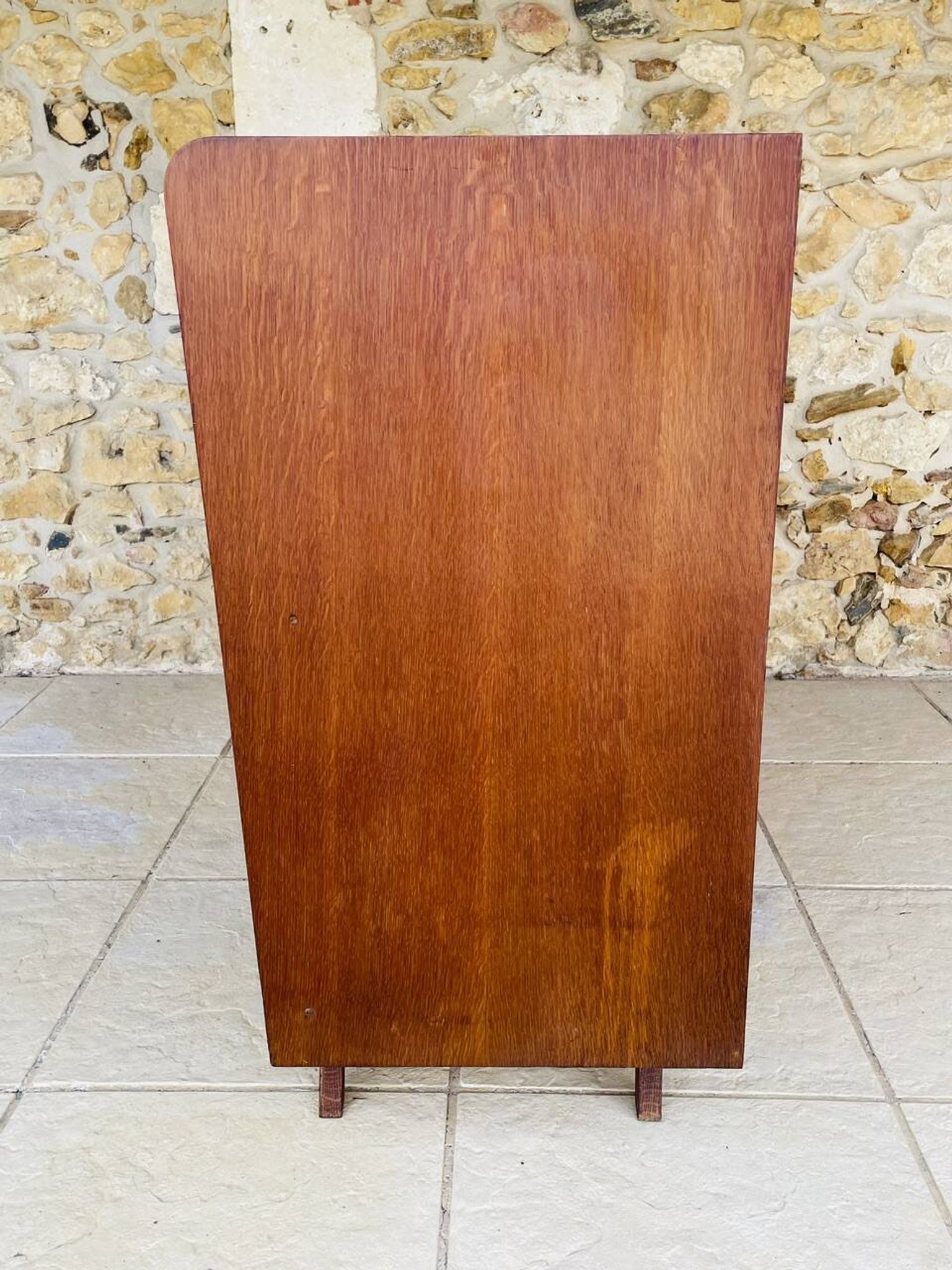 Oak storage unit, splayed legs circa 1950s