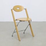 4x Postmodern Folding Chair by Ruud-Jan Kokke for Kembo, 1980s