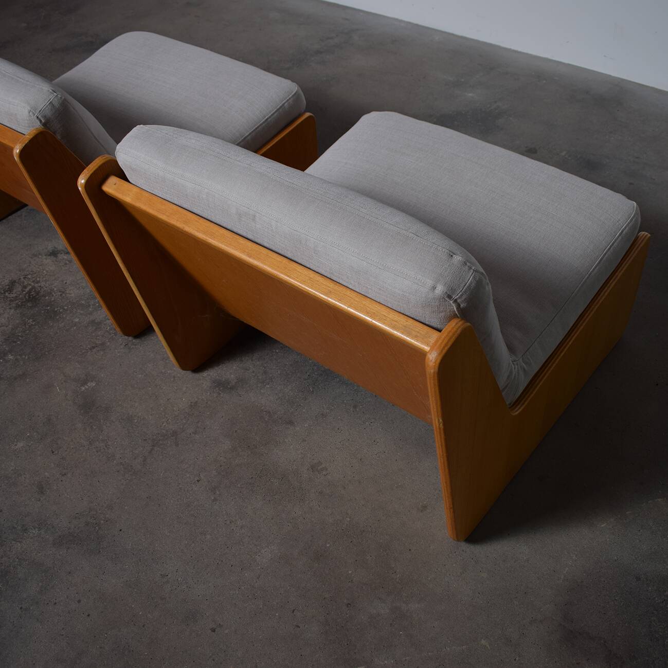 Mid Century Lounge Chairs By Carl Straub 1970s, Set Of 2