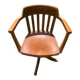 Fauteuil de bureau pivotant bois
