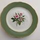 12 flat plates in flat earthenware KG Luneville bagatelle model, late 19th century