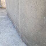 Ancient zinc bathtub 1900 -1m40