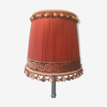 Vintage red lampshade 1950