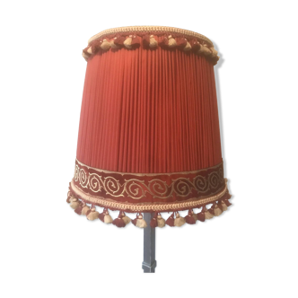 Vintage red lampshade 1950