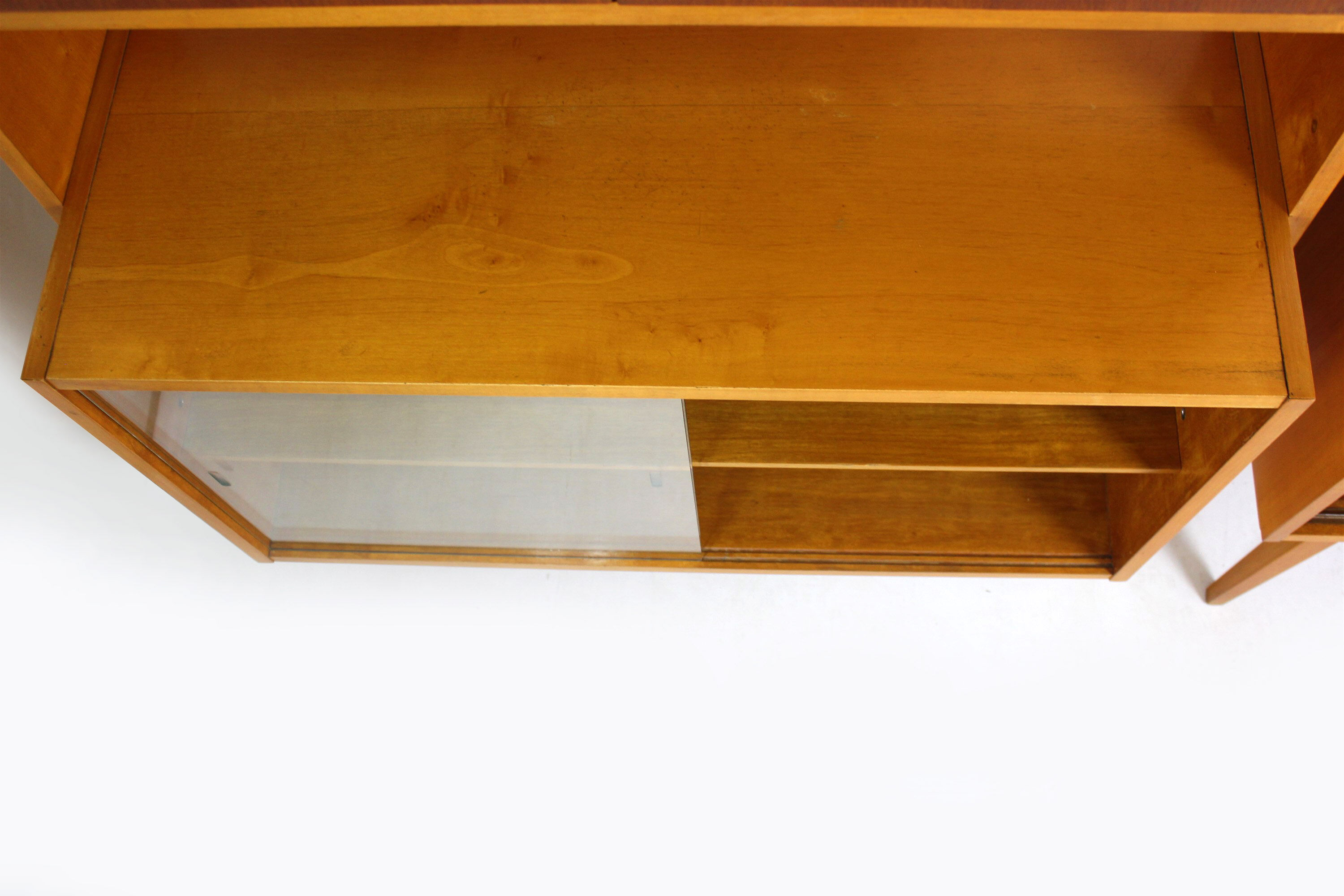 Vintage Wall Unit Bookcase, 1960s