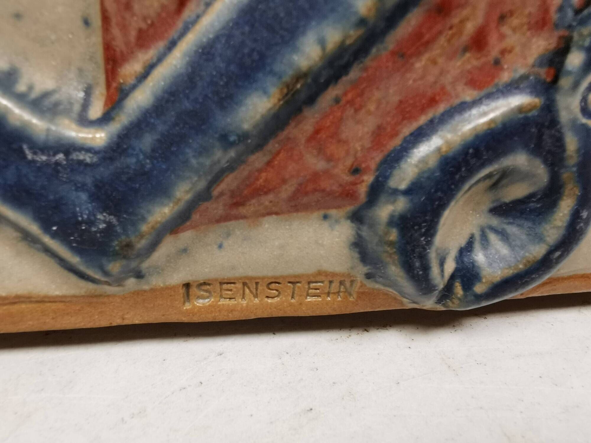 Ceramic relief by Harald Isenstein, for Michael Andersen, Denmark 1960s