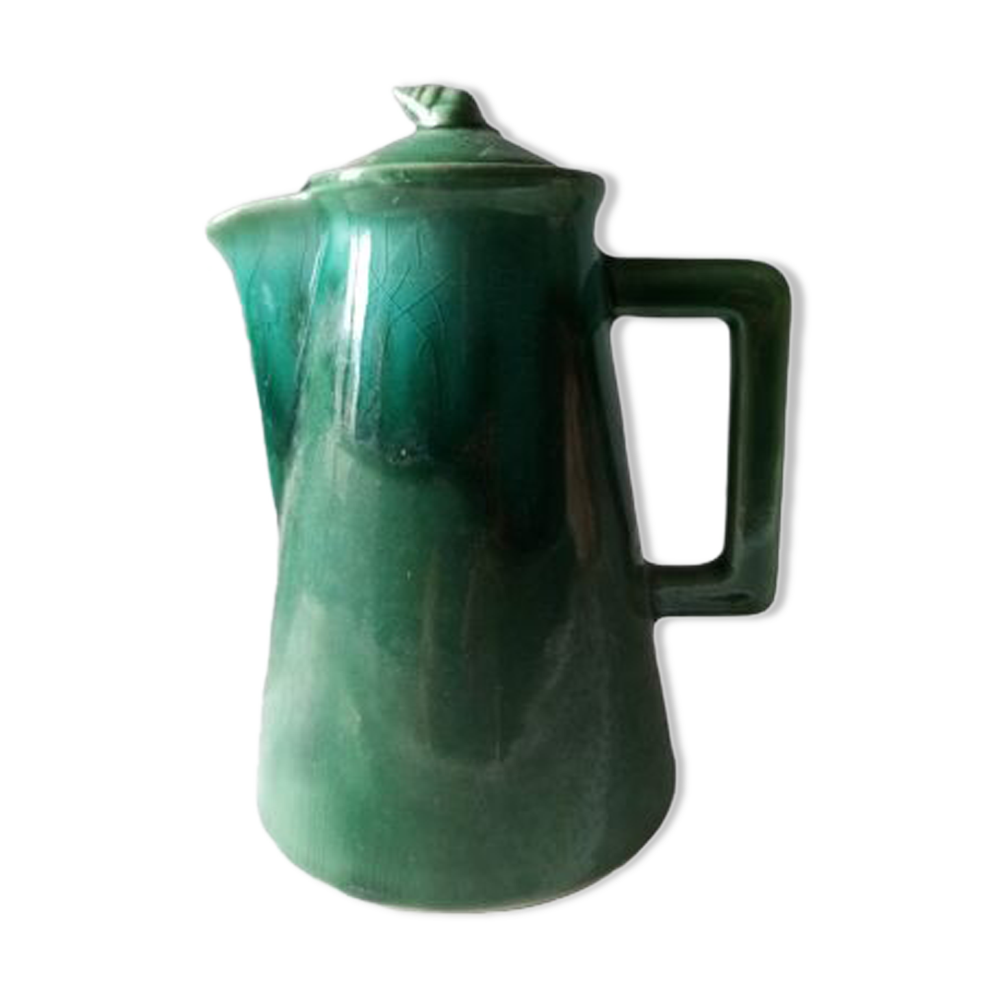 Enamelled stoneware coffee maker