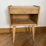 Bedside table compass legs