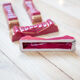 4 red and gold art deco ceramic knife holders
