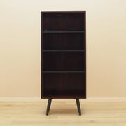 Bibliothèque en acajou, design danois, années 1970, fabriquée par Omann Jun.