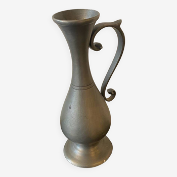 Small pewter soliflore vase