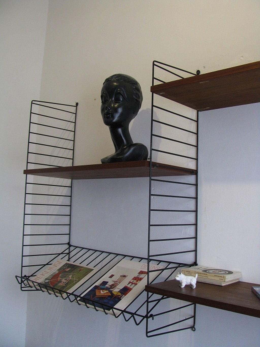 Wall shelves by Nils Nisse String System, Sweden 1960/70