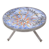 Ceramic coffee table from the Monsan Picard workshop, 1970