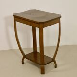 Art deco curved wood pedestal table ref bagatelle.