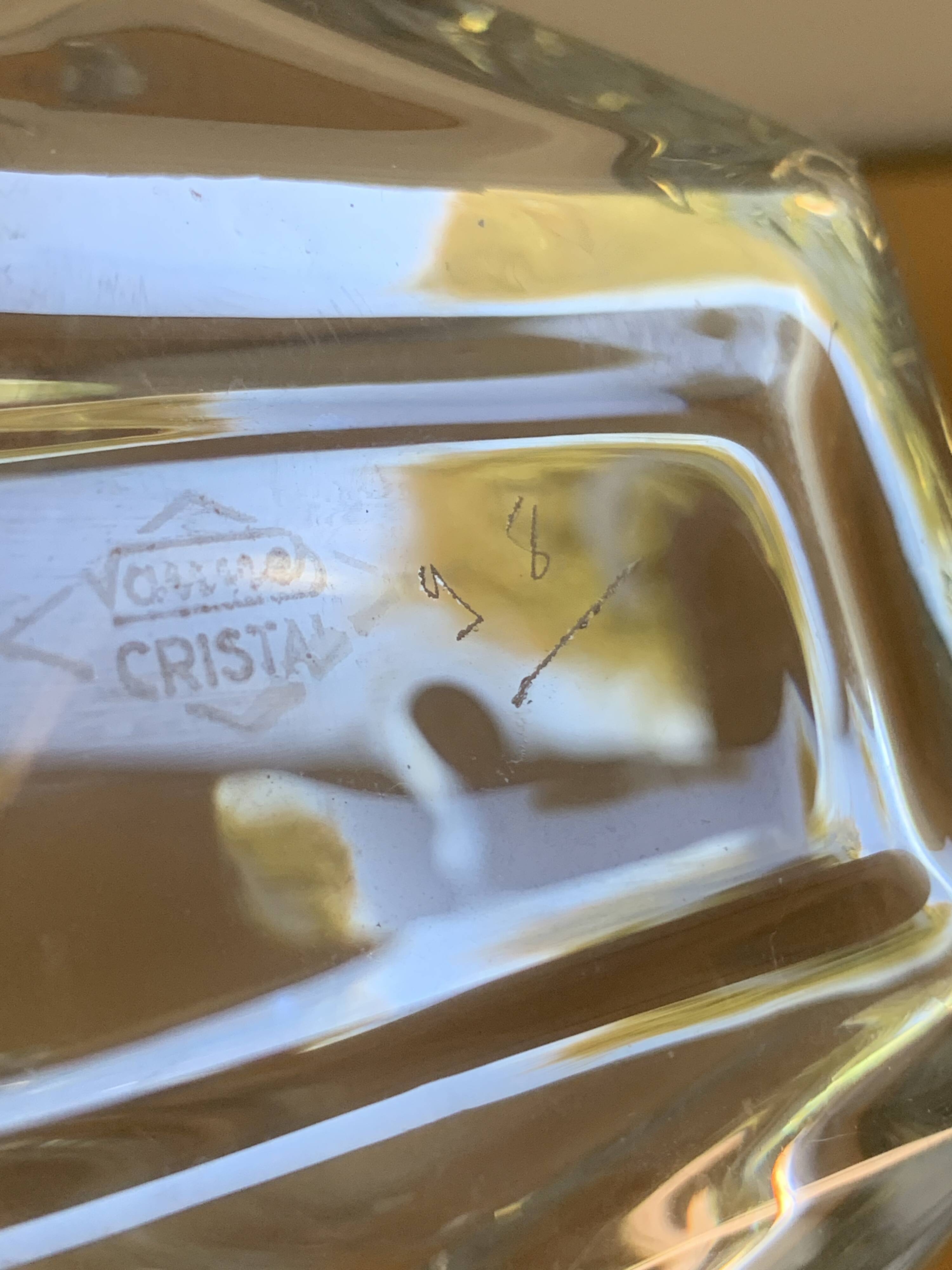 Crystal carafe from Vannes