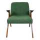 Green Boucle Bunny Armchair by Józef Chierowski, 1970s