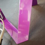 Lampe géométrique mauve