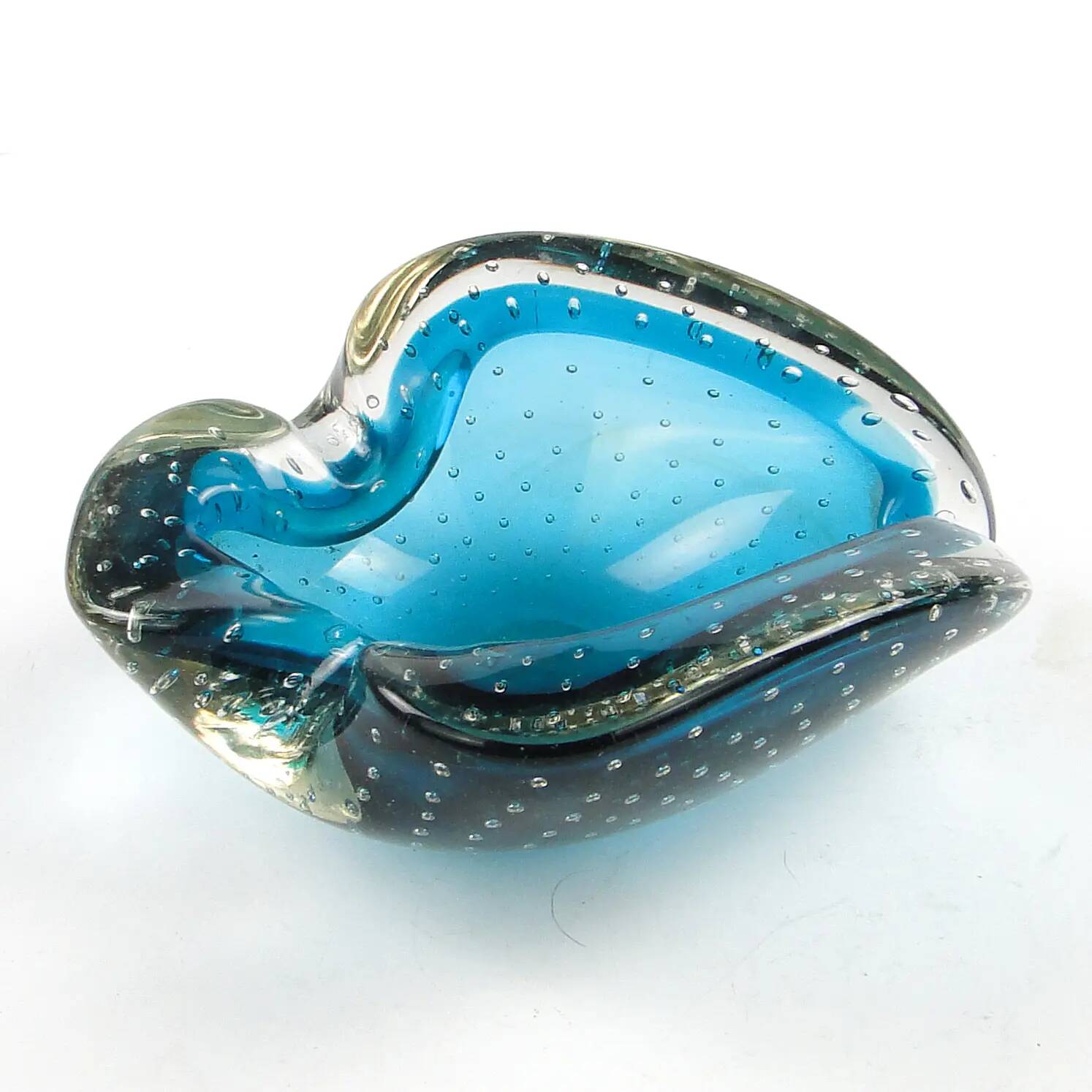 Organizer, Sommerso, Murano glass, Italy, 1950s