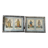 Pair Russian engravings XVIII