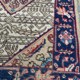 Antique Tabriz carpet 126x76cm